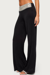 Tolly Beaded Straight Leg Pants