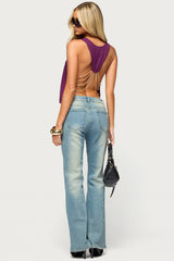 Welnie Backless Chain Top