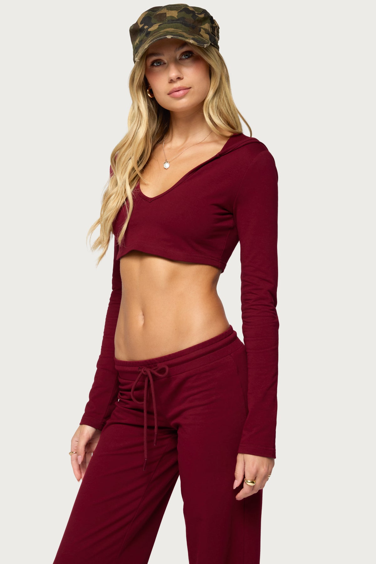 Tilliey Hooded Long Sleeve Top
