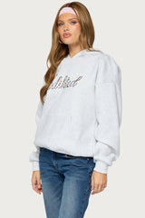 Multi Rhinestone Edikted Hoodie