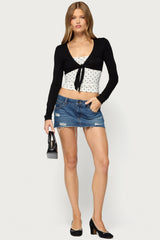 Stully Two Piece Polka Dot Top