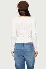 Soffie Pointelle Henley Top
