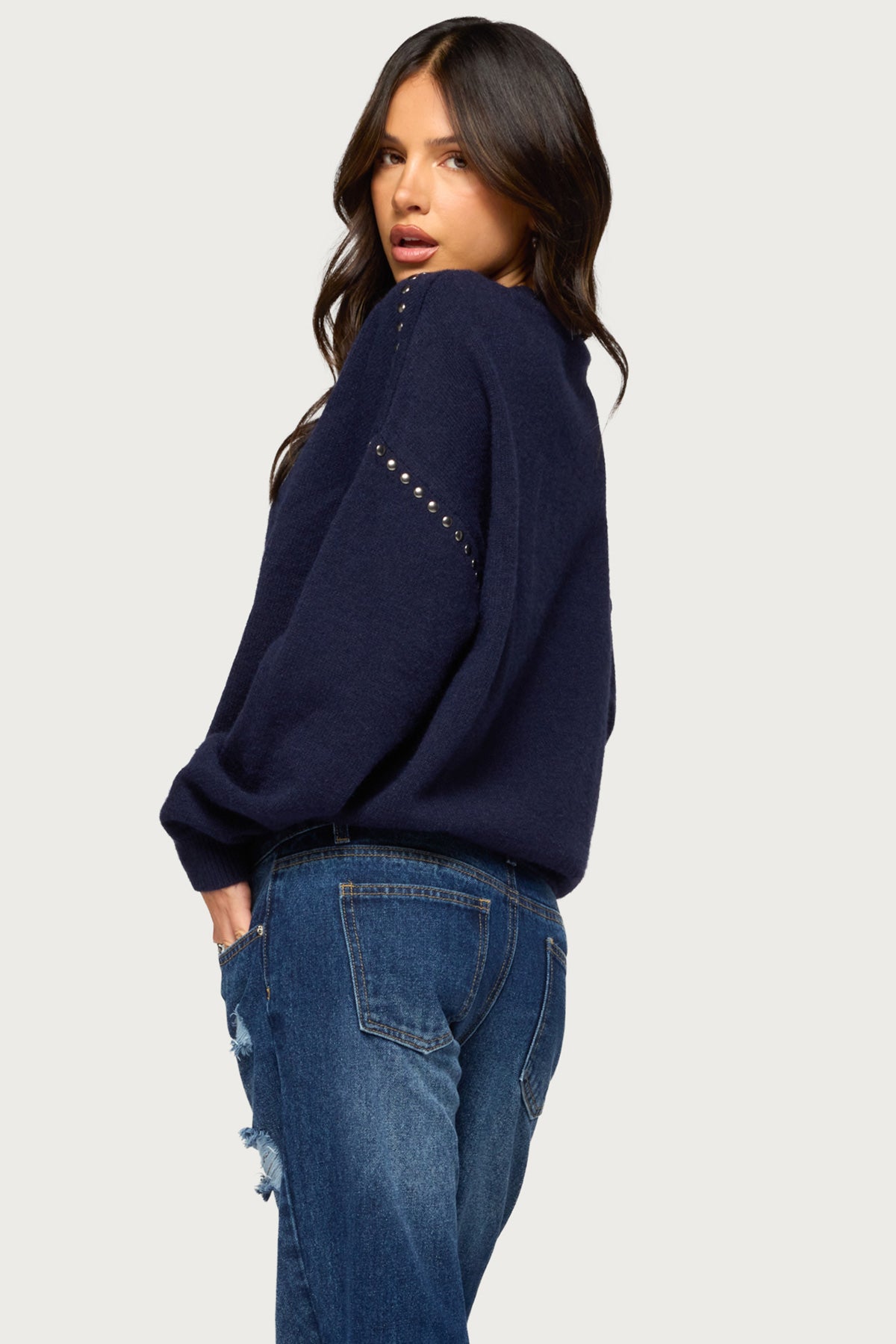 Camillah Studded Knit Sweater
