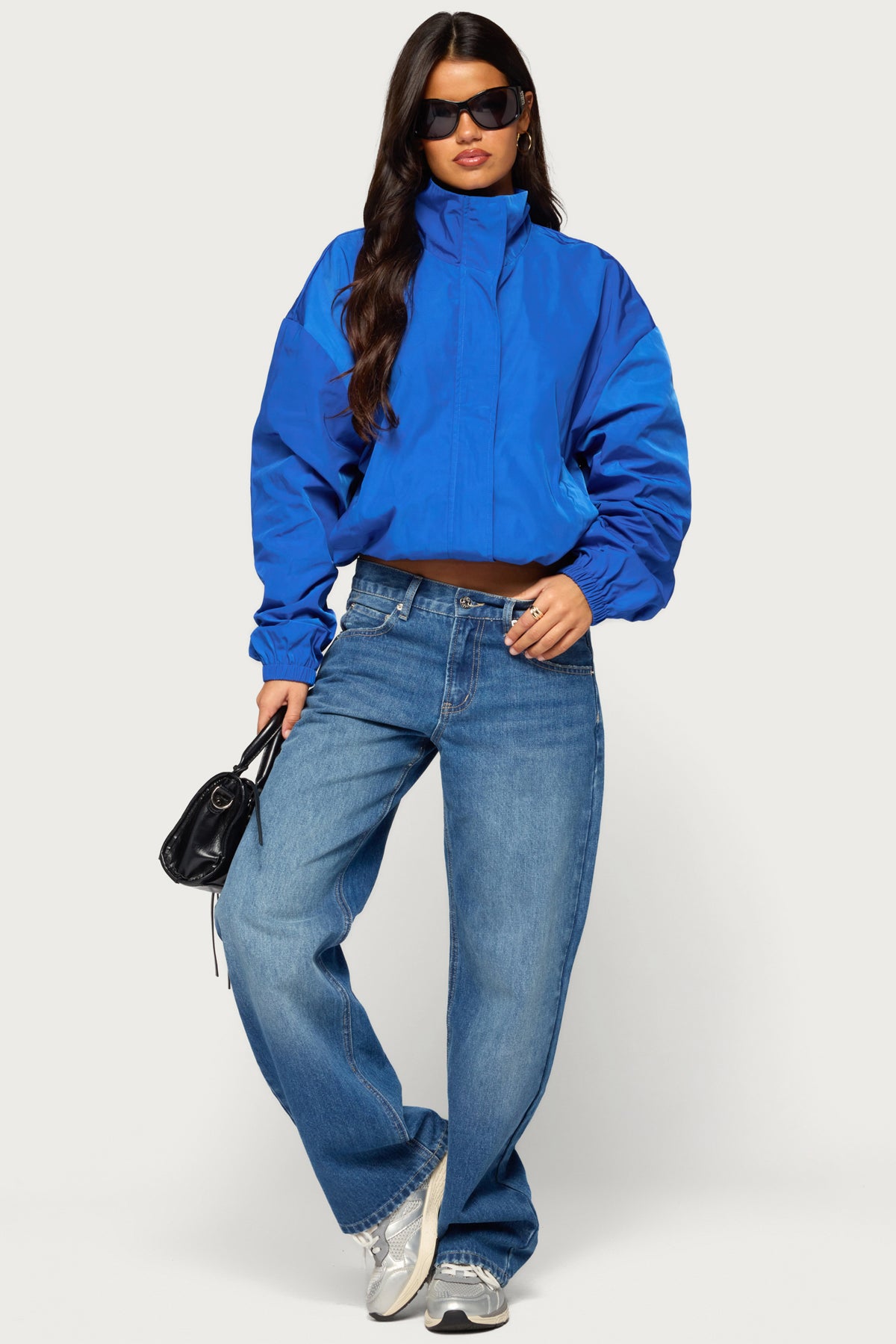 Presleigh High Neck Nylon Jacket