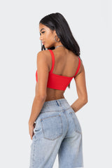 Valeria V Crop Top