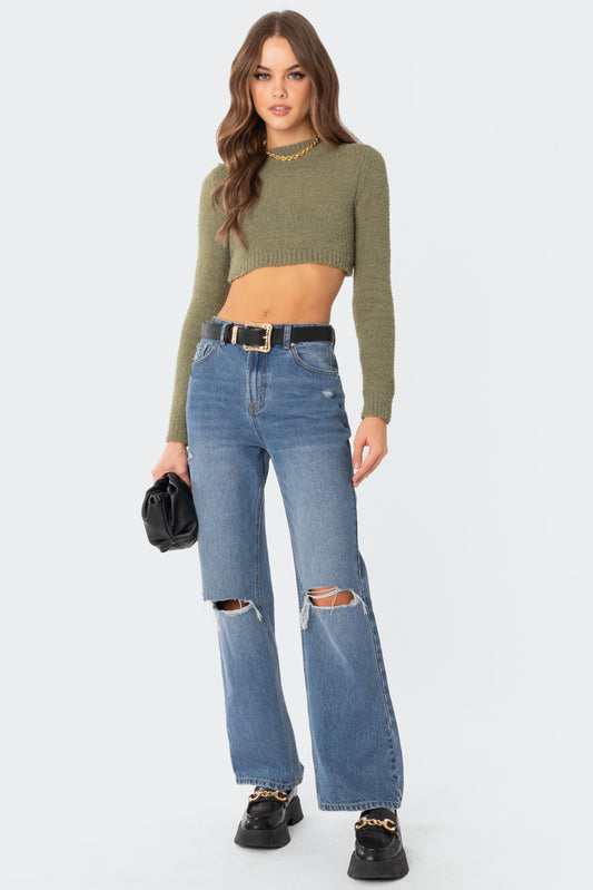 Blaire Super Soft Cropped Sweater