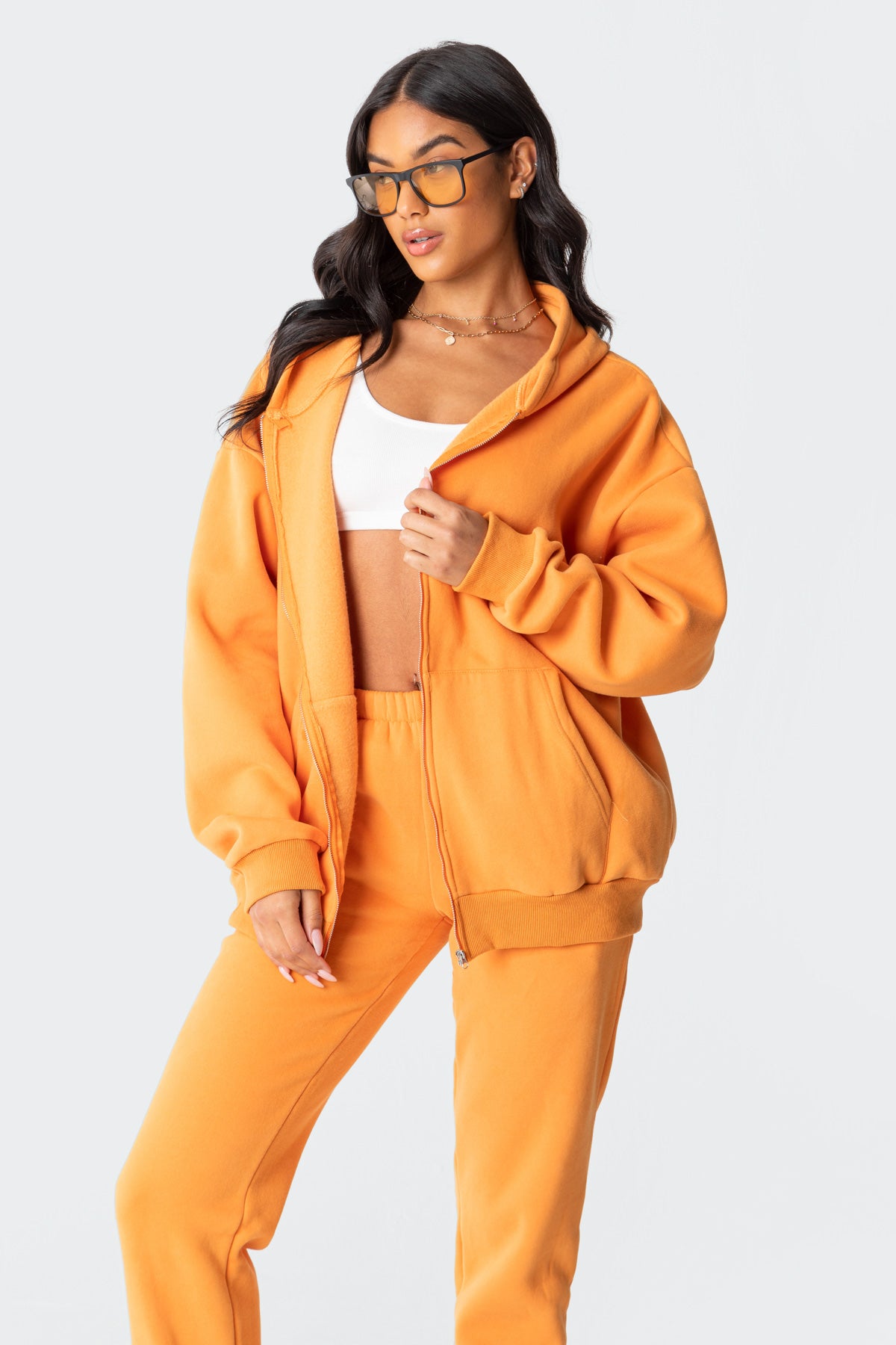 Orange Rhinestone Hoodie String – Sleeper Nerdz & Co.