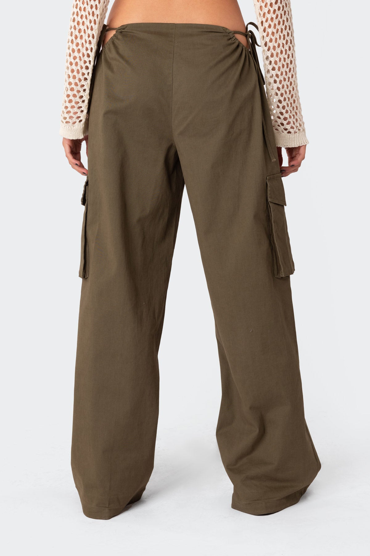 Carlo Low Rise Side Cut Out Cargo Pants