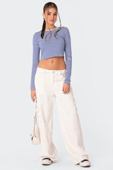 Montie Striped Long Sleeve T-Shirt