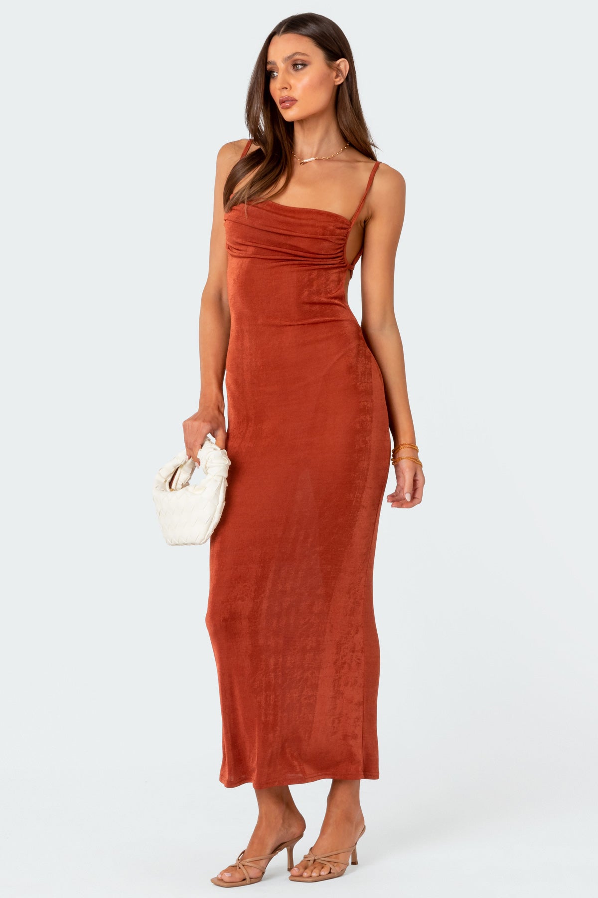 Clea Open Back Maxi Dress