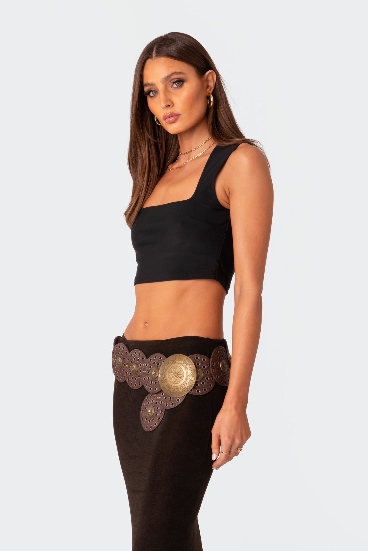 It Girl Square Neck Crop Top