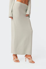 Celeste Low Rise Strap Maxi Skirt
