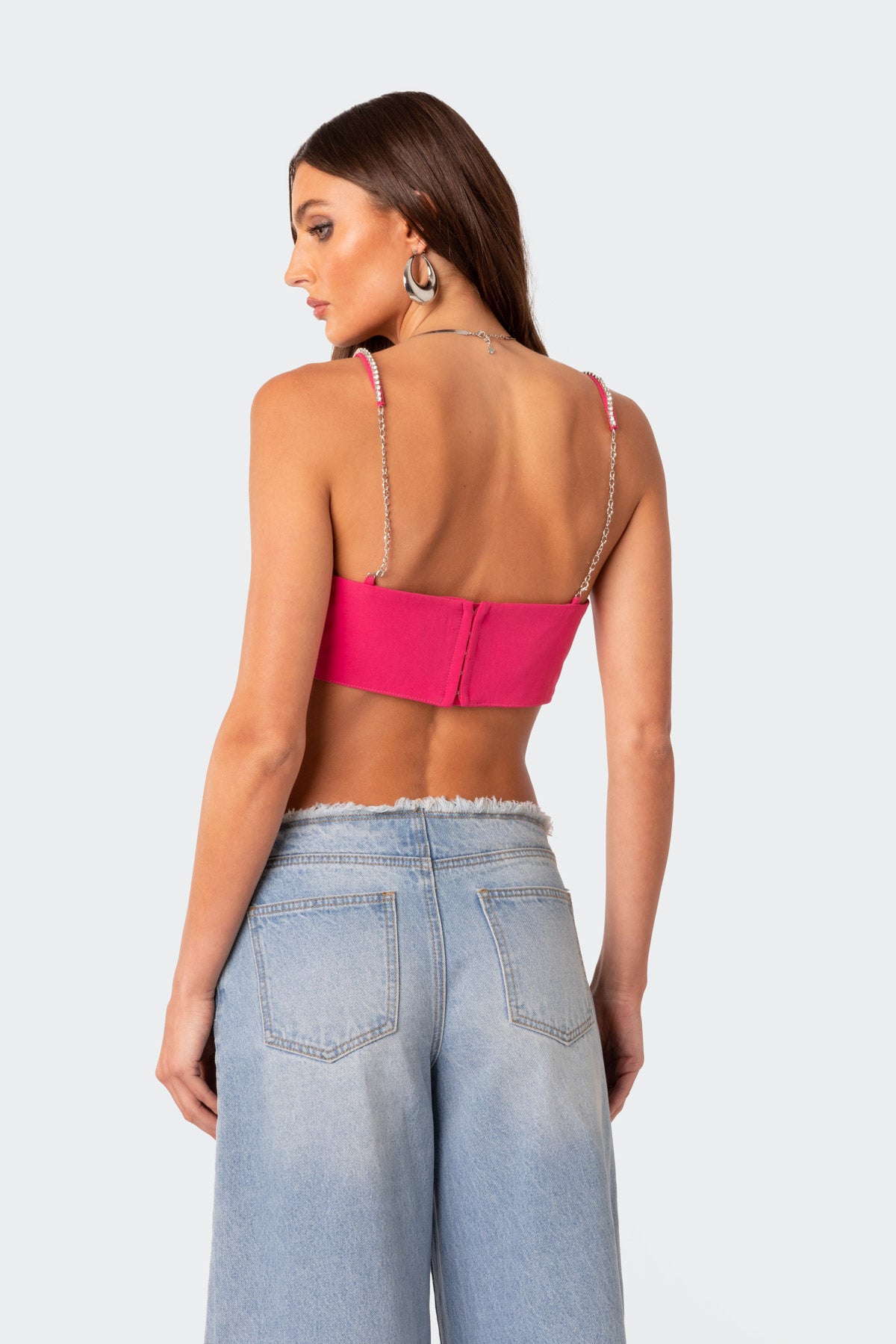 In Your Heart Rhinestone Crop Top