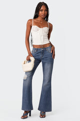 Fairygirl Cupped Lace Up Corset