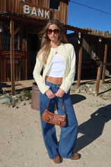 Jenie Split Front Knit Cardigan