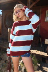 Conrad Striped Knit Sweater