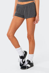 Irene Low Rise Pointelle Micro Shorts