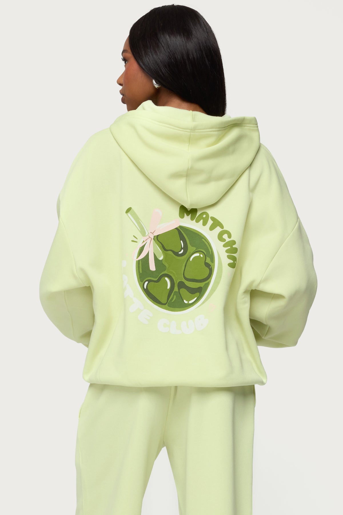 ˙˚ʚ ℳ ɞ˚˙ Matcha Lover Oversized Hoodie – edikted
