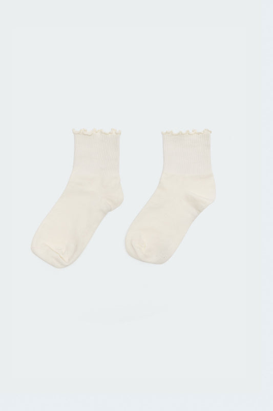Frilled Hem Socks