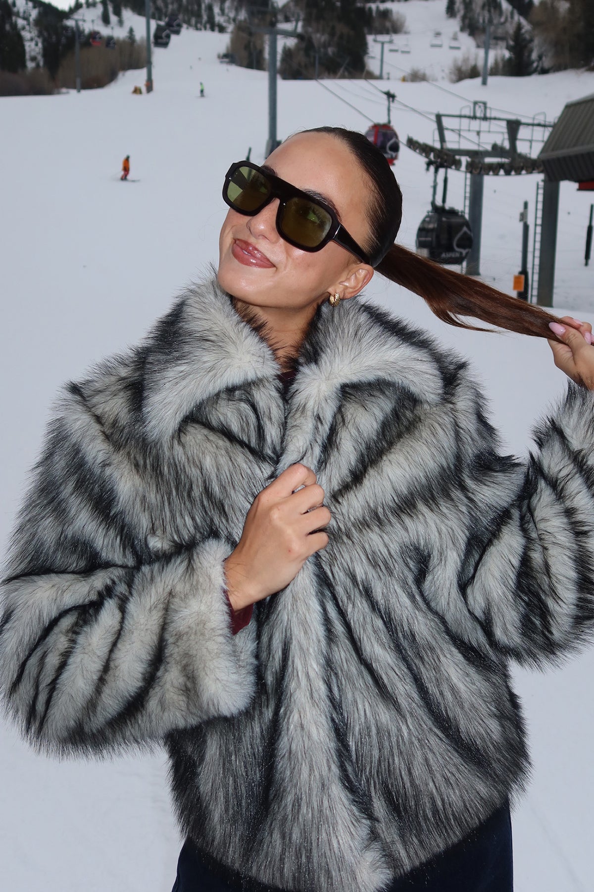 Mob Wife Faux Fur Jacket