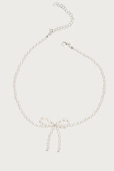 Pearl Bow Necklace
