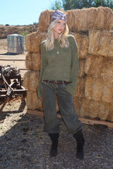 Drop Shoulder Light Knit Sweater