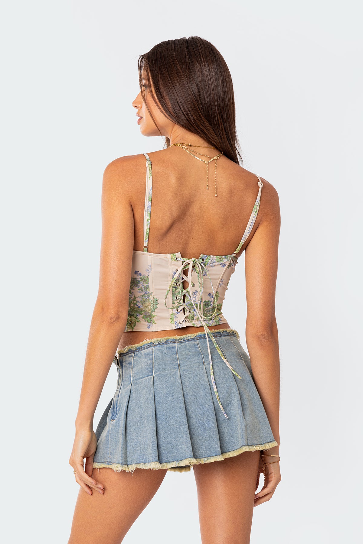 Garden Party Printed Corset