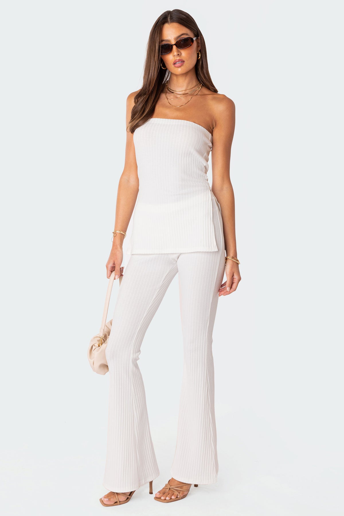 Dekota Slit Ribbed Top