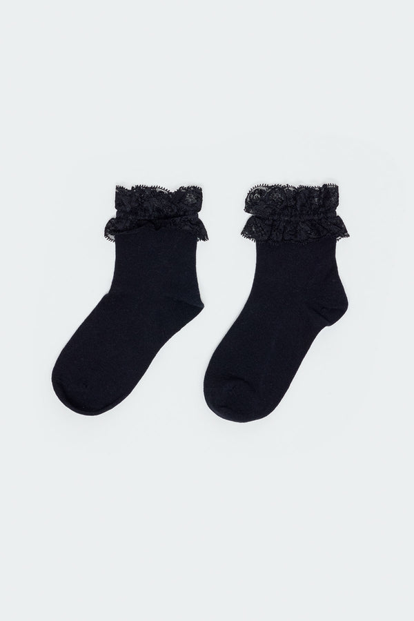 Lace Trim Socks