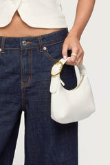 Buckle Strap Faux Leather Bag