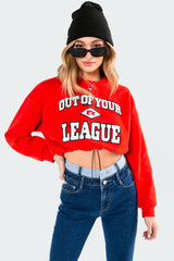 League Cropped Sweatshirt