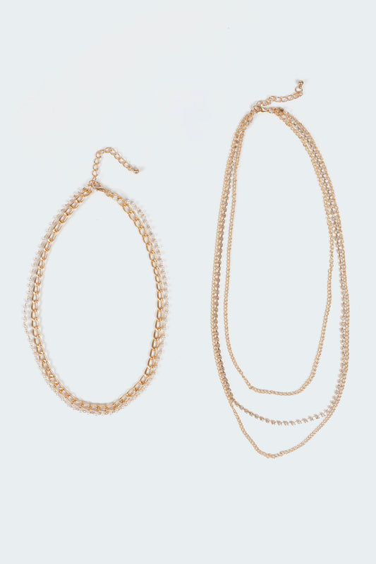 Pack Of 2 Layered Necklaces