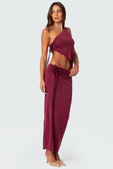 Frankie Asymmetric Drawstring Top