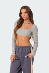 Routine Ribbed Crop Top