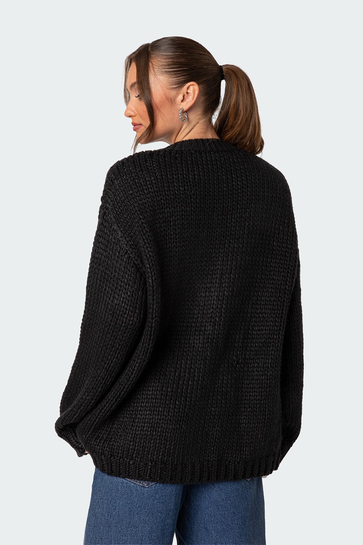 Anina Oversized Knit Cardigan