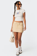 Katya Low-Rise Cargo Skirt