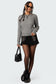 Minka Fitted Cable Knit Sweater