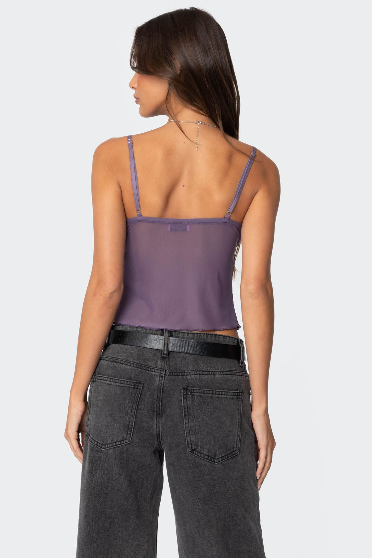 Serafina Sheer Mesh Tank Top