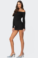 Rox Off Shoulder Mini Dress