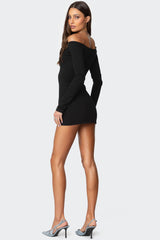 Rox Off Shoulder Mini Dress