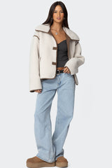 Frost Oversized Faux Shearling Jacket