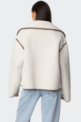 Frost Oversized Faux Shearling Jacket