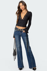 Colton Boot Cut Low Rise Jeans