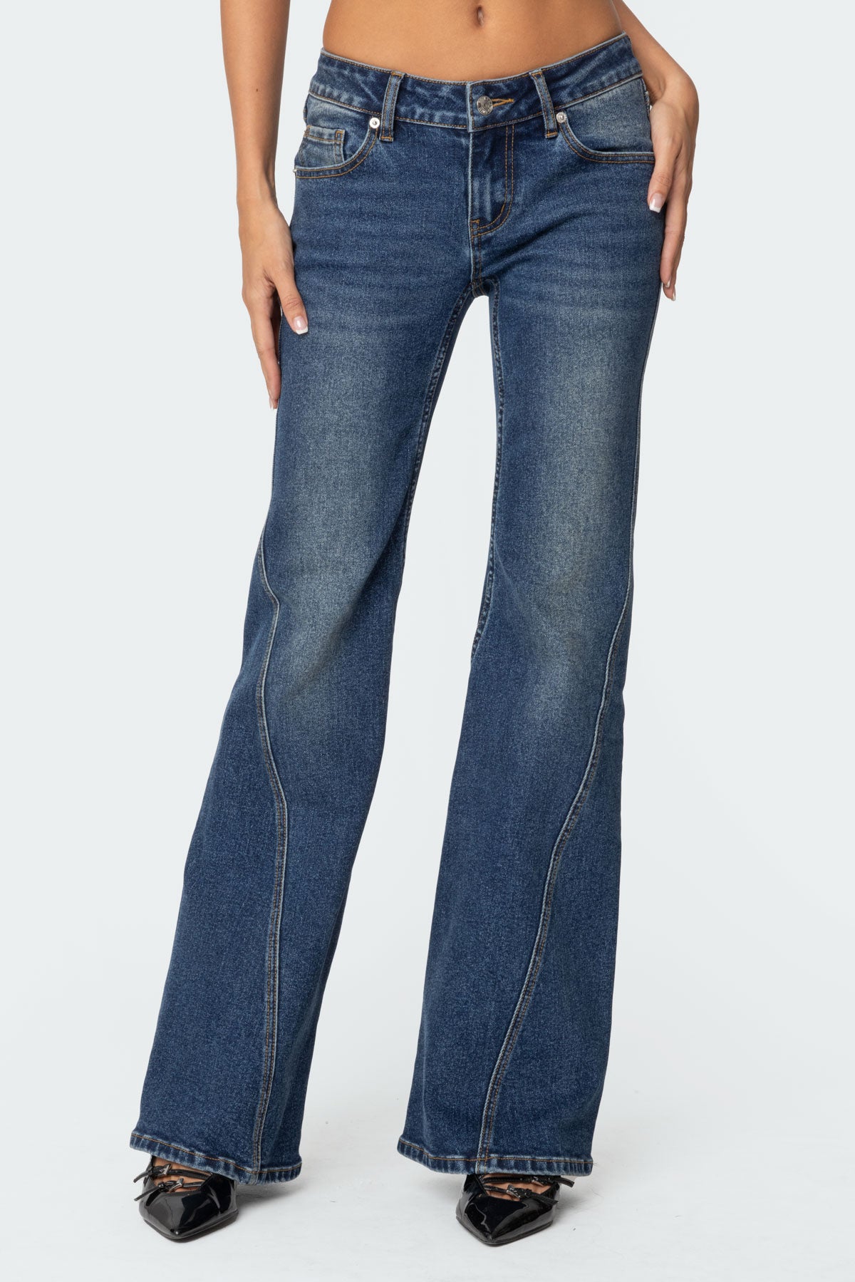 Colton Boot Cut Low Rise Jeans