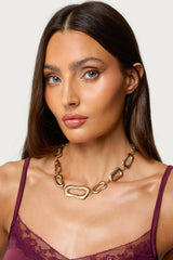 Chunky Oval Chain Necklace