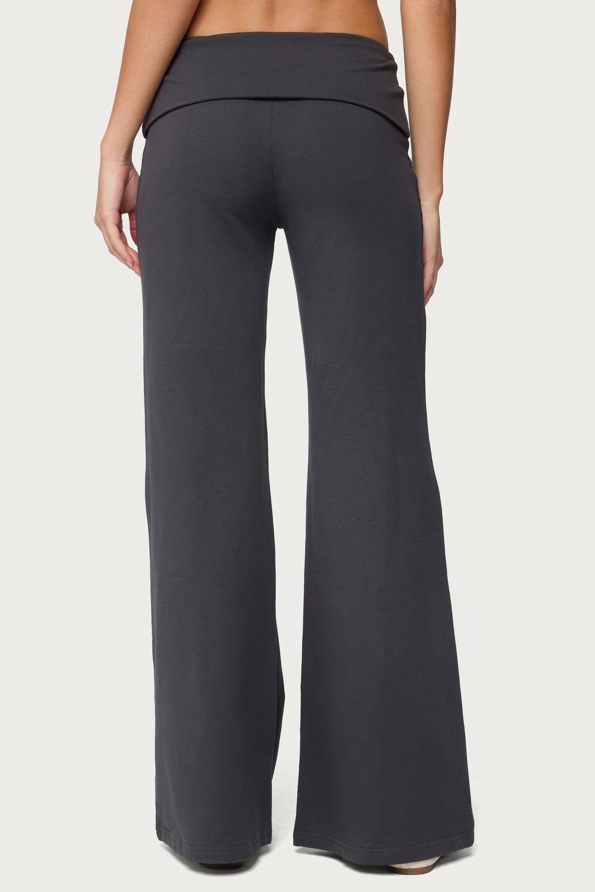 Wide Leg Foldover Pants