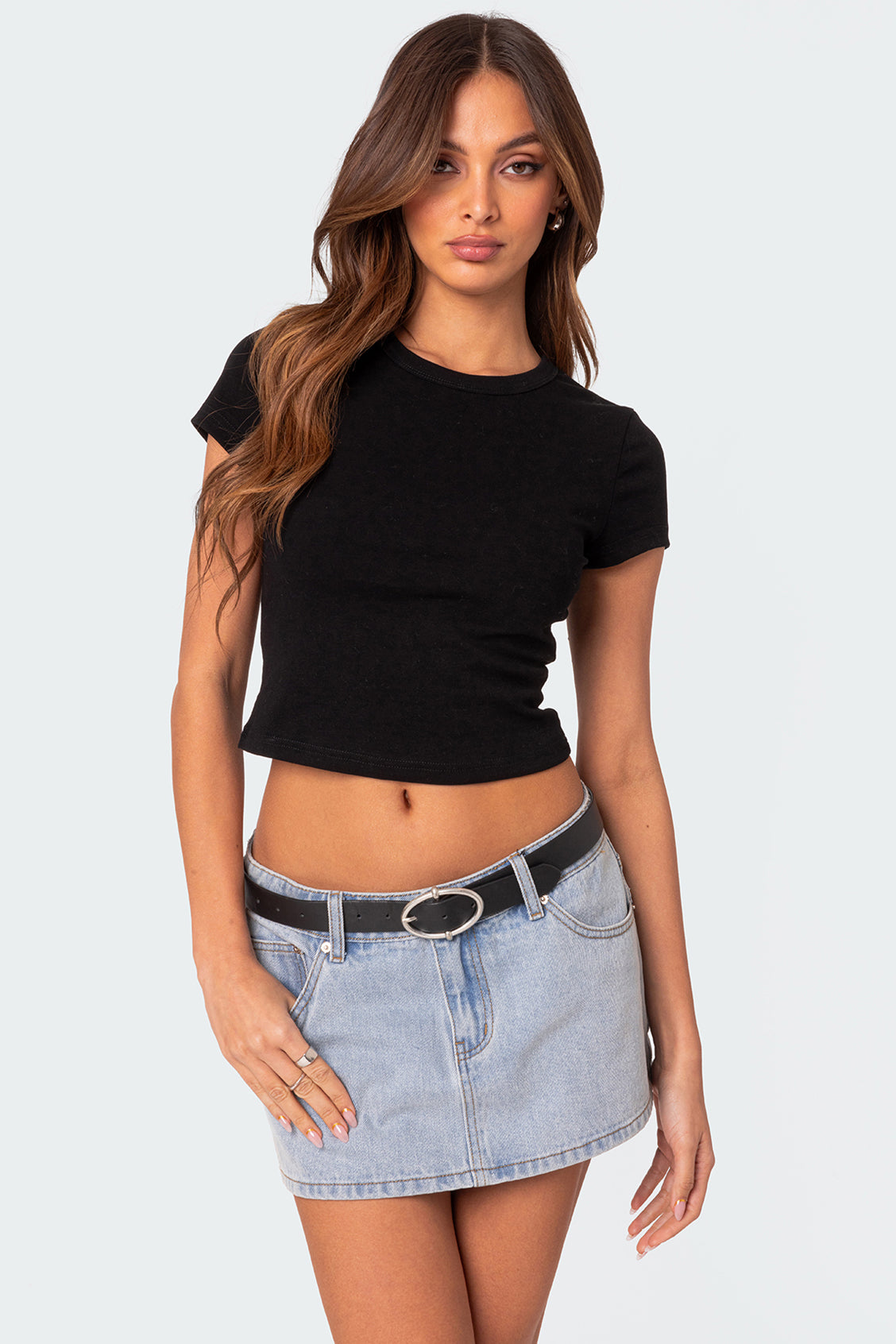 Better Basics Cropped T Shirt