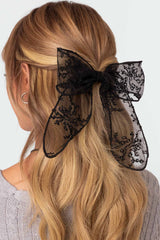 Lace Bow Hair Clip