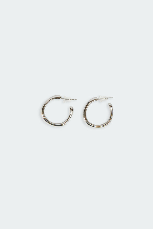 Asymmetric Hoop Stud Earrings