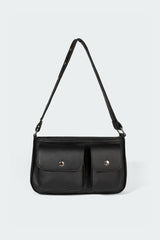 Perfect Fit Faux Leather Shoulder Bag